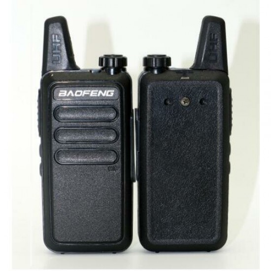 BF-R5 Mini Walkie Talkie with Headset 5W power 400-470Mhz Frequency Two Way Radio