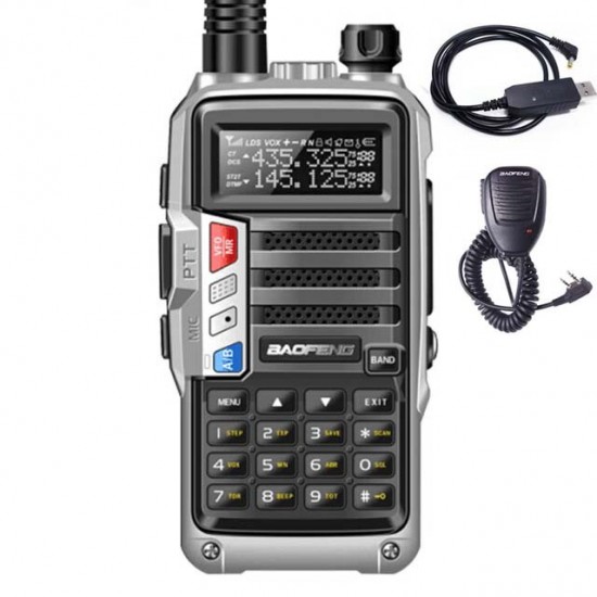 BF-X9 8W 7800mAh Powerful Walkie Talkie CB Radio Transceiver 220-260Mhz Portable Radio 10km Long Range for City Hunting Forest