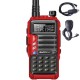 BF-X9 8W 7800mAh Powerful Walkie Talkie CB Radio Transceiver 220-260Mhz Portable Radio 10km Long Range for City Hunting Forest