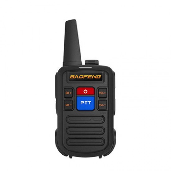 C50 2PCS Walkie Talkie 400-480MHz Frequency Range 99 Channel USB Rechargeable Two-Way Radios 1500mAh Li-ion Battery