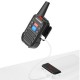 C50 2PCS Walkie Talkie 400-480MHz Frequency Range 99 Channel USB Rechargeable Two-Way Radios 1500mAh Li-ion Battery