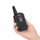 C50 2PCS Walkie Talkie 400-480MHz Frequency Range 99 Channel USB Rechargeable Two-Way Radios 1500mAh Li-ion Battery