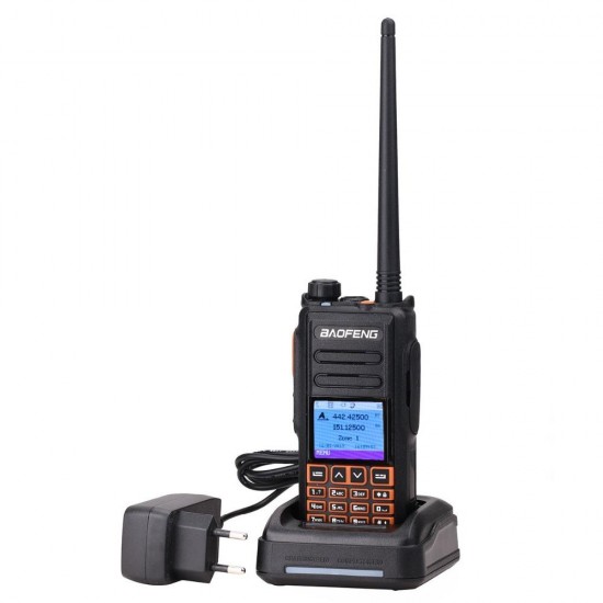 DM-X Digital Walkie Talkie GPS Record Tier 1&2 Dual Band Dual Time Slot DMR Analog Two Way Audio