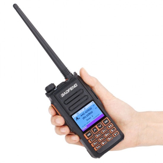 DM-X Digital Walkie Talkie GPS Record Tier 1&2 Dual Band Dual Time Slot DMR Analog Two Way Audio