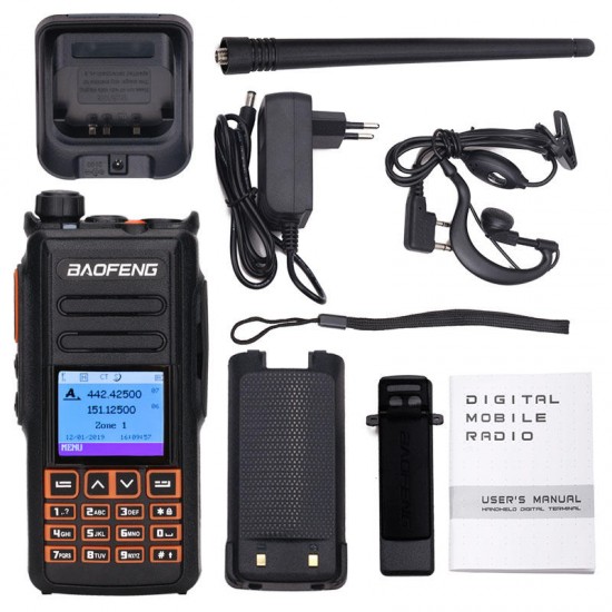 DM-X Digital Walkie Talkie GPS Record Tier 1&2 Dual Band Dual Time Slot DMR Analog Two Way Audio DM-X Digital Walkie Talkie GPS Record Tier 1&2 Dual Band Dual Time Slot DMR Analog Two Way Audio