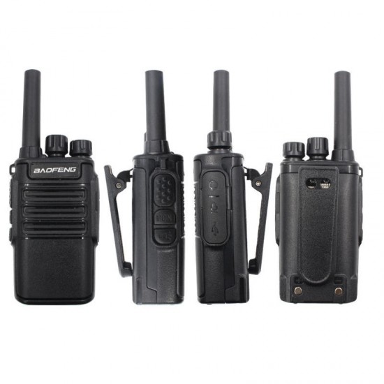 P1 8W Mini Ultra Thin Handheld Radio Walkie Talkie Chinese English Voice Intercom Hotel Interphone