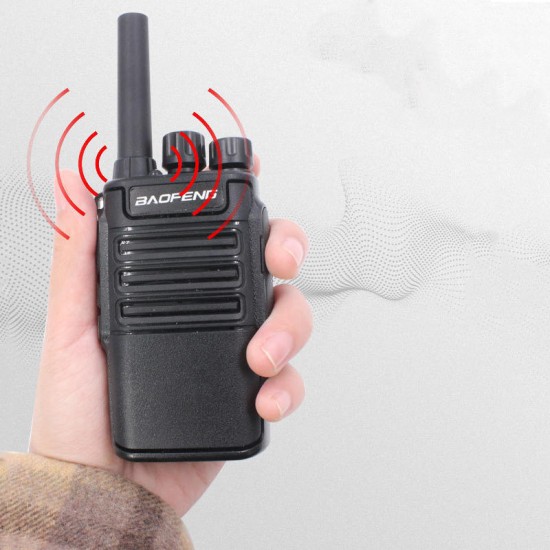 P1 8W Mini Ultra Thin Handheld Radio Walkie Talkie Chinese English Voice Intercom Hotel Interphone