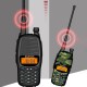 RS-UV800 8W UV Dual Band Handheld Walkie Talkie USB Charging Flashlight Military Civilian Hotel Driving Intercom