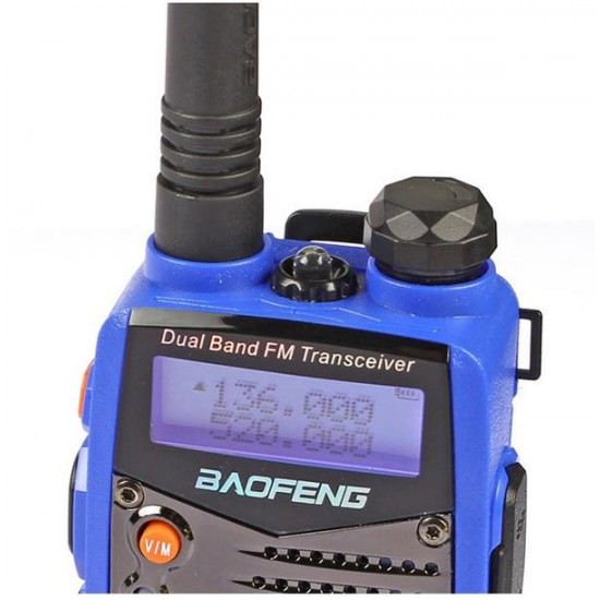 UV-5RA Blue Dual Band Handheld Transceiver Radio Walkie Talkie