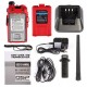 UV-5RA Red Dual Band Handheld Transceiver Radio Walkie Talkie UV-5RA Red Dual Band Handheld Transceiver Radio Walkie Talkie