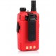 UV-5RA Red Dual Band Handheld Transceiver Radio Walkie Talkie