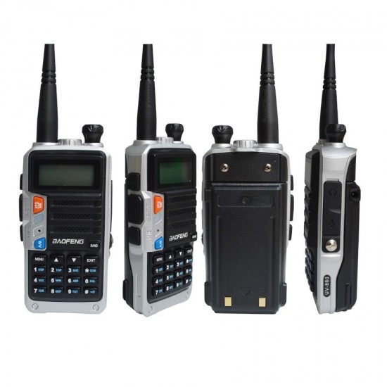 UV-860 Dual Band Frequency Two Way Radio 136-174/400-520Mhz Ham CB Radio 128 Channels Walkie Talkie