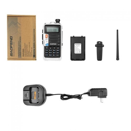 UV-860 Dual Band Frequency Two Way Radio 136-174/400-520Mhz Ham CB Radio 128 Channels Walkie Talkie