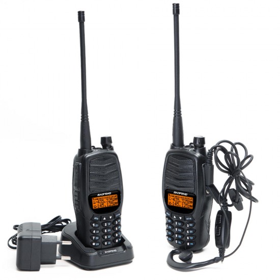 UV-990 Walkie Talkie Triple 10W Dual PTT VHF UHF Dual Band Ham CB Radio Two Way Audio Black UV-990 Walkie Talkie Triple 10W Dual PTT VHF UHF Dual Band Ham CB Radio Two Way Audio Black