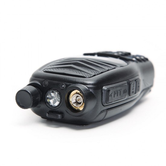 UV-990 Walkie Talkie Triple 10W Dual PTT VHF UHF Dual Band Ham CB Radio Two Way Audio Black