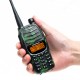 UV-990 Walkie Talkie Triple 10W Dual PTT VHF UHF Dual Band Ham Portable CB Radio Two Way Audio UV-990 Walkie Talkie Triple 10W Dual PTT VHF UHF Dual Band Ham Portable CB Radio Two Way Audio