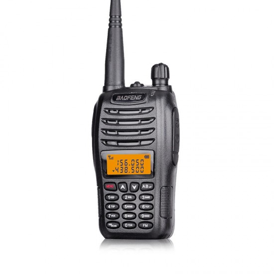 UVB6 128 Channel 2000mAh UV Dual Band Handheld Walkie Talkie Radio Flashlight Outdoor Hiking Civilian Driving Intercom