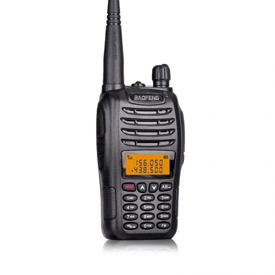 UVB6 128 Channel 2000mAh UV Dual Band Handheld Walkie Talkie Radio Flashlight Outdoor Hiking Civilian Driving Intercom