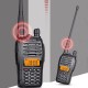 UVB6 128 Channel 2000mAh UV Dual Band Handheld Walkie Talkie Radio Flashlight Outdoor Hiking Civilian Driving Intercom