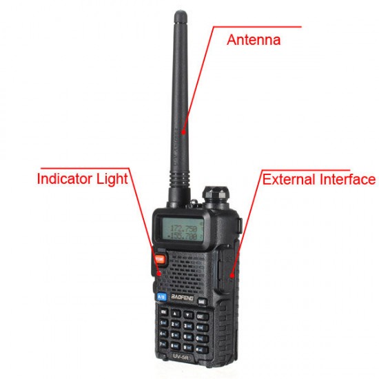 EU/UK/AU UV-5R Dual Band Transceiver Radio Walkie Talkie