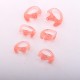 Environmental Protection Silicone Earplugs Pink Walkie-talkie Phone Large, medium and smal Intercom Environmental Protection Silicone Earplugs Pink Walkie-talkie Phone Large, medium and smal Intercom