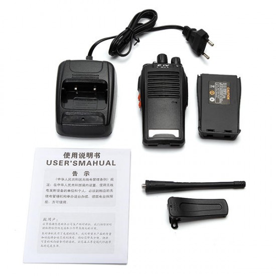 FZ-777S 5W 400MHz-470MHz FM Transceiver Walkie Talkie Two-way Radio 16 Memory Channels