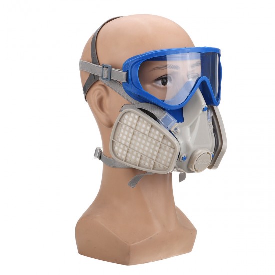 Face Protective Cover Anti Splash Particulate Mask Anti-dust Dustproof Goggles Chemical Respirator & Goggles Face Respirator Pesticide Dustproof Fire Escape Breathing Apparatus Face Protective Cover Anti Splash Particulate Mask Anti-dust Dustproof Goggles Chemical Respirator & Goggles Face Respirator Pesticide Dustproof Fire Escape Breathing Apparatus
