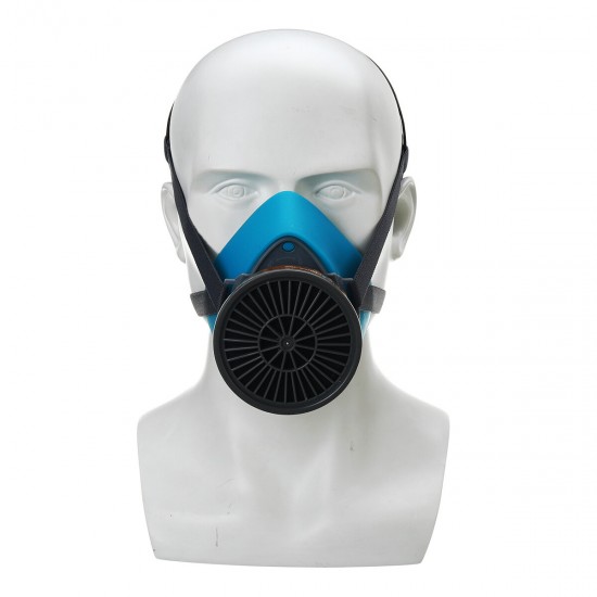 Half Face Respirator Dust Gas Mask Painting Spray Woodworking Polishing Protect