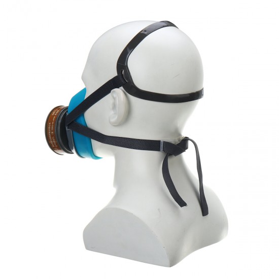 Half Face Respirator Dust Gas Mask Painting Spray Woodworking Polishing Protect Half Face Respirator Dust Gas Mask Painting Spray Woodworking Polishing Protect