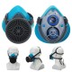 Half Face Respirator Dust Gas Mask Painting Spray Woodworking Polishing Protect