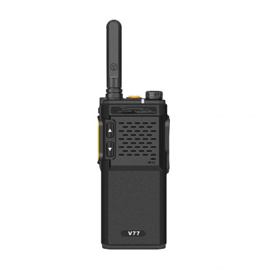 V77 Walkie Talkie Two Way Radio UHF 400-470 MHz 16 Channels 2W 1500mAh For Hotel Hunting