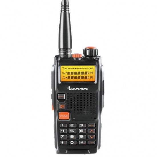 TG-K4ATUV 128 Channels Mini Multiband LCD Screen Double Display Handheld Radio Walkie Talkie