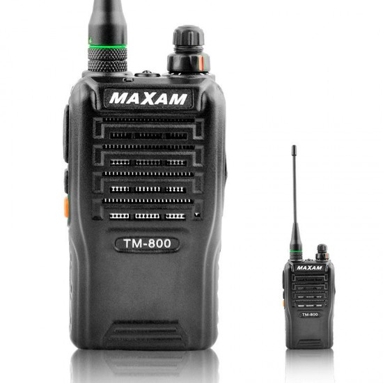 TM-800 16 Channels 400-480MHz Mini Stainless Steel Speaker Dual Band Handheld Radio Walkie Talkie