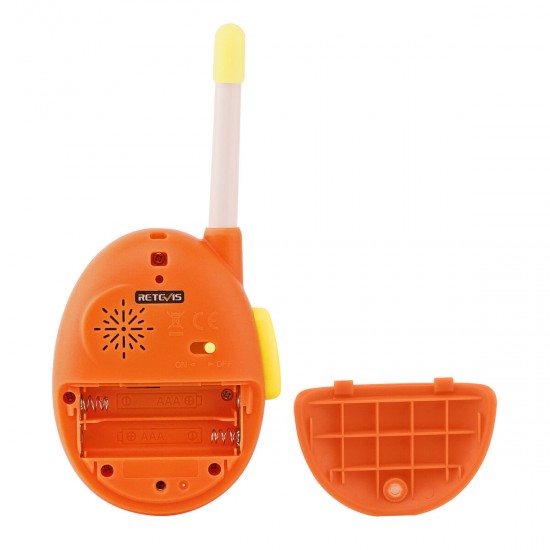 RB16 FRS467/PMR446 1 Pair License-free 1 Channel Cartoon Style Kids Walkie Talkie Smart Battery Powered Kindergarten Home Lightweight Handheld School Kids Gift