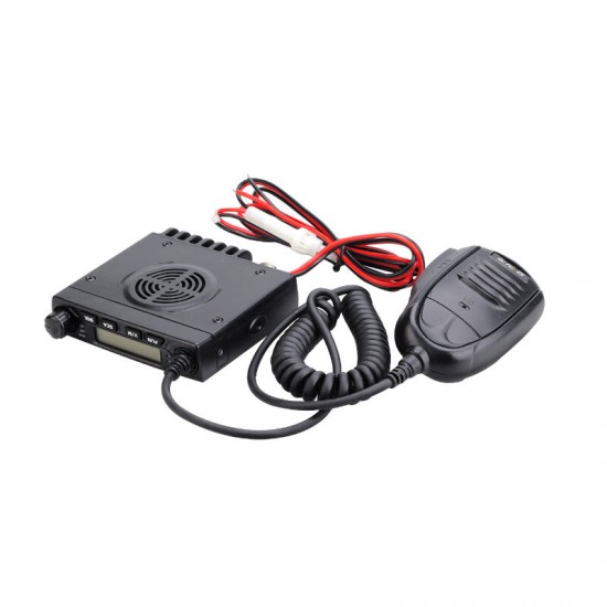 RT98 15W 199 Channels 400-470 MHz Mini Car Mobile Transceiver Scan Function Walkie Talkie Transceiver w/ Microphone Speaker