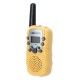 T-388 0.5W UHF Auto Multi-Channels Mini Radios Walkie Talkie Yellow