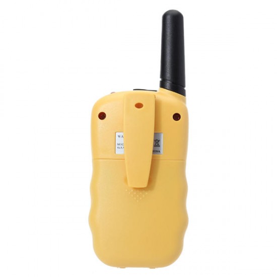 T-388 0.5W UHF Auto Multi-Channels Mini Radios Walkie Talkie Yellow