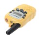 T-388 0.5W UHF Auto Multi-Channels Mini Radios Walkie Talkie Yellow