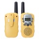 T-388 0.5W UHF Auto Multi-Channels Mini Radios Walkie Talkie Yellow