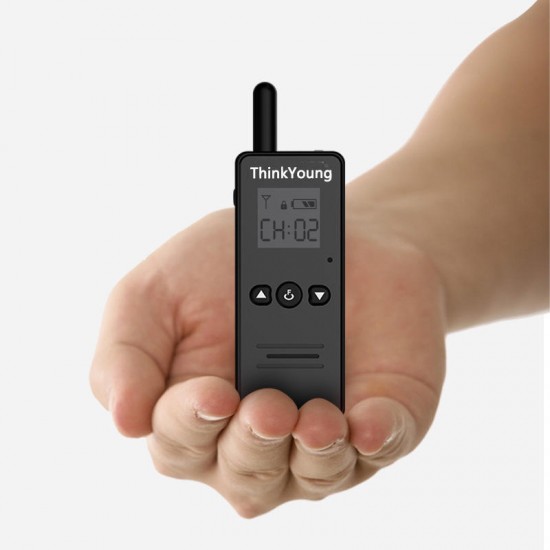 T8 16 Channels 400-470MHz 45g Lightweight Mini Ultra Thin Handheld Radio Walkie Talkie Hotel Driving Civilian Interphone Intercom