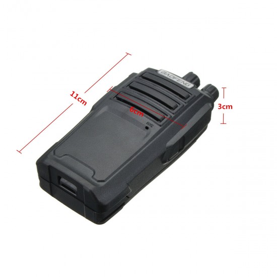 UV-6D 2-way Radio UHF CTSCC DCS Walkie Talkie Outdoor Mini Portable Transmitter