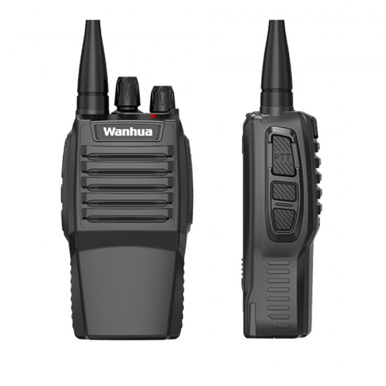 WH-27G Mini Walkie Talkie 6000mAh USB Fast Charge 8W UHF 400-470MHz Programming Portable Two Way Radio