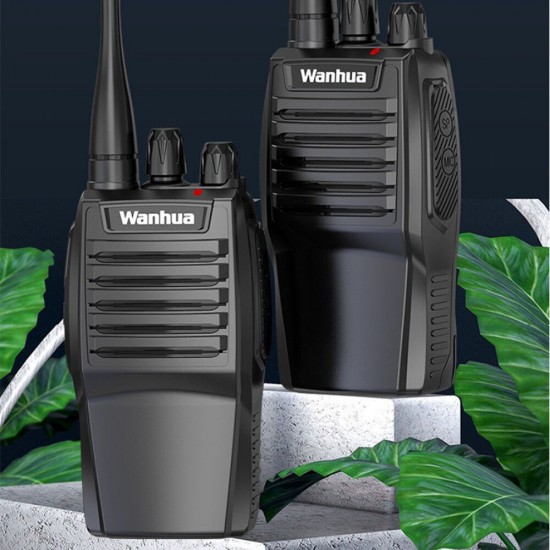 WH-27G Mini Walkie Talkie 6000mAh USB Fast Charge 8W UHF 400-470MHz Programming Portable Two Way Radio