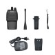 WH-27G Mini Walkie Talkie 6000mAh USB Fast Charge 8W UHF 400-470MHz Programming Portable Two Way Radio