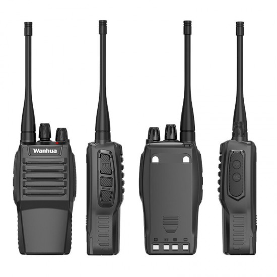 WH-27G Mini Walkie Talkie 6000mAh USB Fast Charge 8W UHF 400-470MHz Programming Portable Two Way Radio