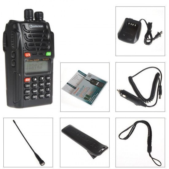 VHF UHF Dual Band Dual Display Dual Standby Waterproof Two-way Radio Walkie Talkie