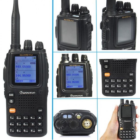 KG-UV9D Plus Dual Band Transmission Cross Band Repeater Air Band Walkie Talkie Two-way Radio