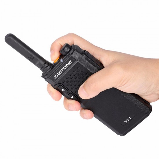V77 Portable Walkie Talkie UHF 400-470MHz HF Transceiver Communicator Two Way Radio Ham V77 Portable Walkie Talkie UHF 400-470MHz HF Transceiver Communicator Two Way Radio Ham