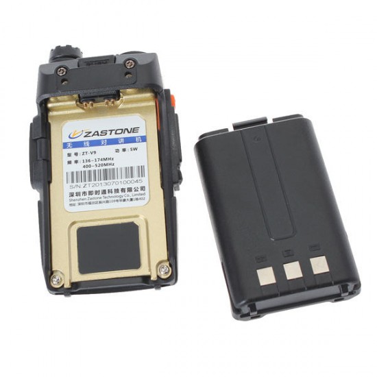 ZT-V9 UHF VHF 136-174/400-520MHz Dual Band Walkie Talkie ZT-V9 UHF VHF 136-174/400-520MHz Dual Band Walkie Talkie