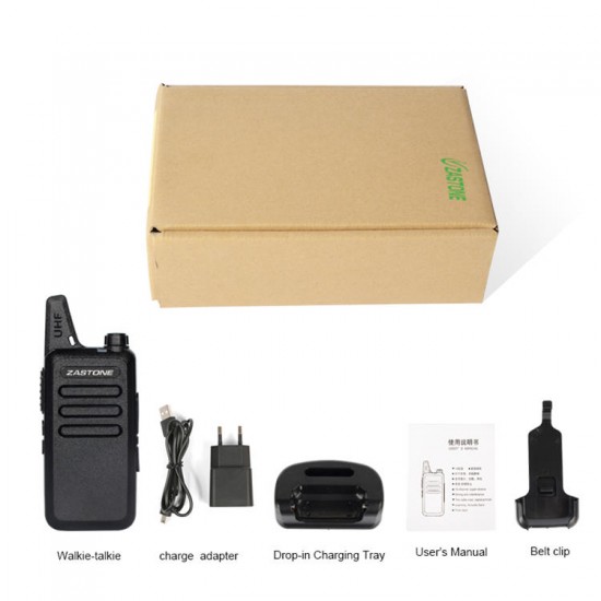 ZT-X6 UHF 400-470MHz 16CH Walkie Talkie Portable Handheld Transceiver Toy Ham Radio